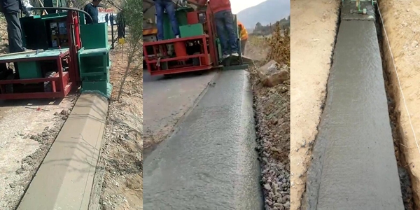 高速路肩滑膜機,路肩一次成型機